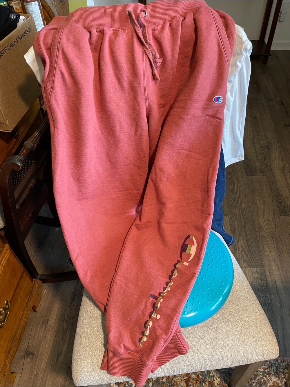 Champion Women’s deep coral color. Jogger Sweatpants.